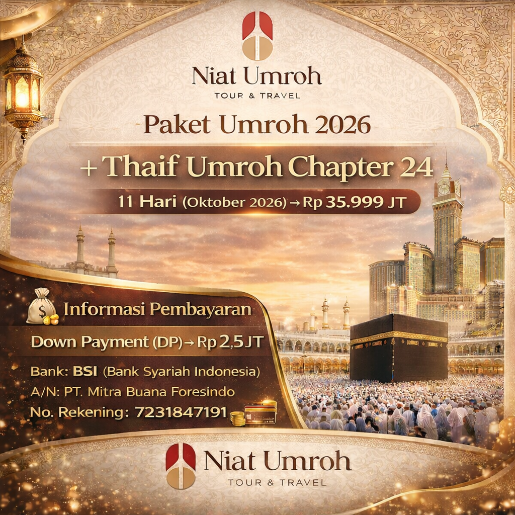 Umroh Chapter 24 + Thaif