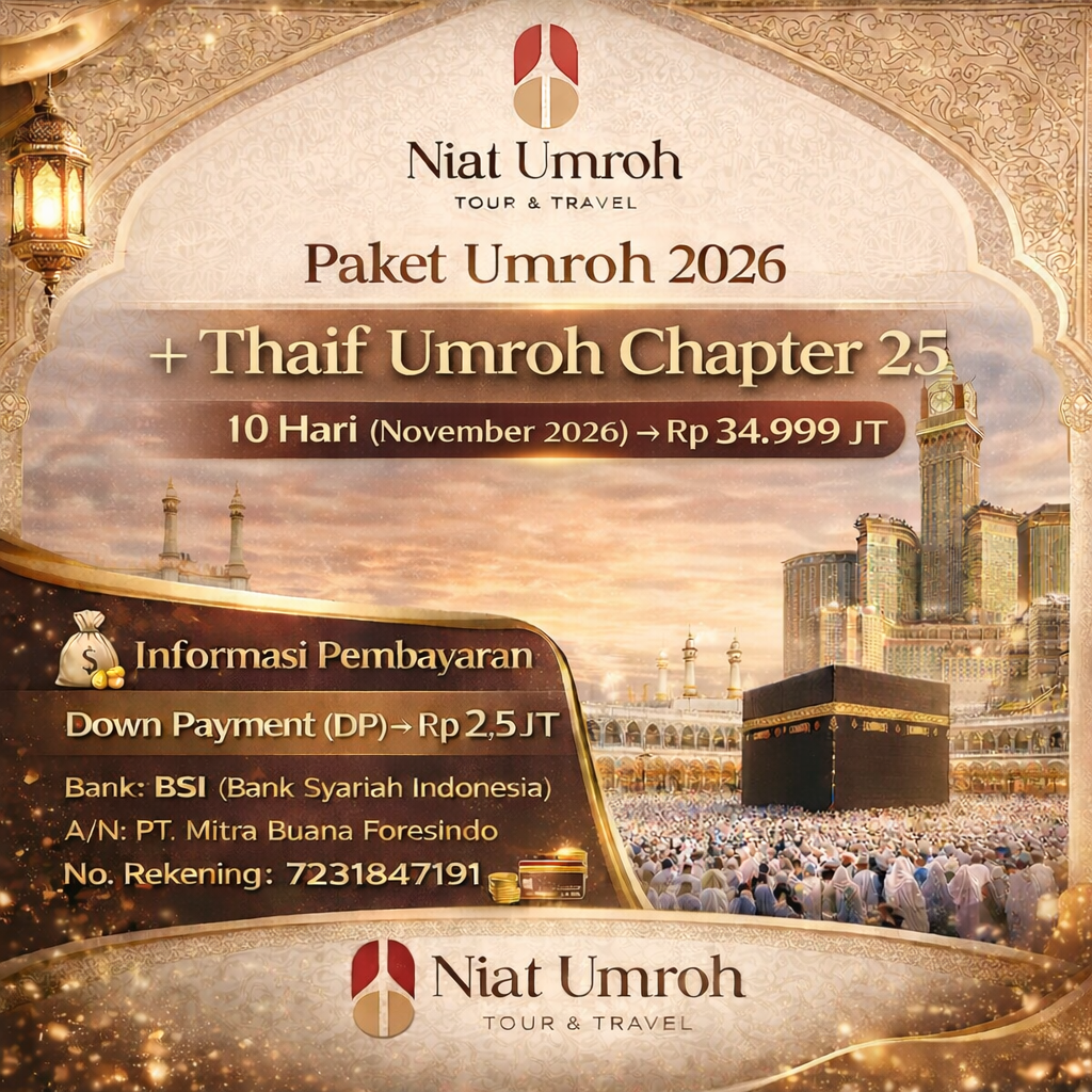 Umroh Chapter 25 + Thaif